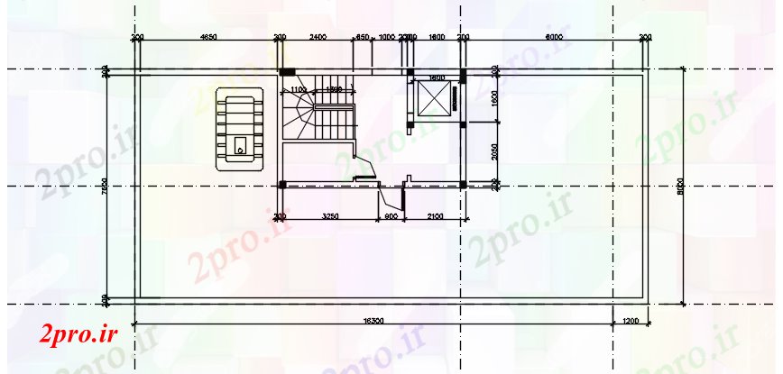 دانلود نقشه مسکونی  ، ویلایی ، آپارتمان   پشت بام (کد87352)