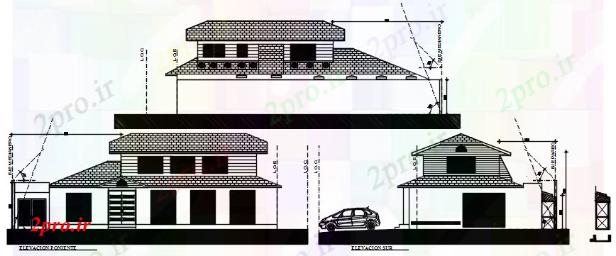 دانلود نقشه ساختمان اداری - تجاری - صنعتی  طراحی اداری  (کد87353)