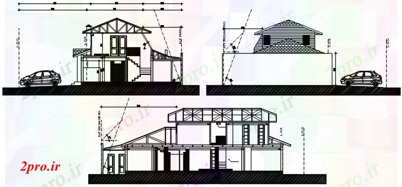 دانلود نقشه ساختمان اداری - تجاری - صنعتی طراحی ساختمان اداری  (کد87358)