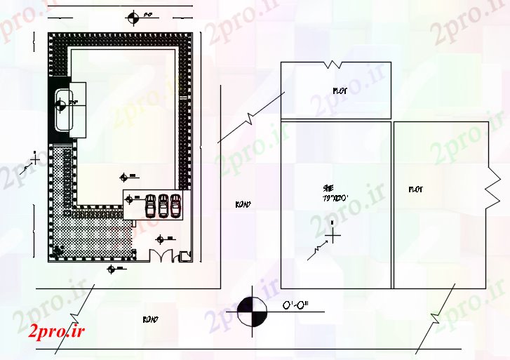 دانلود نقشه مسکونی  ، ویلایی ، آپارتمان  طرحی سایت  (کد87361)