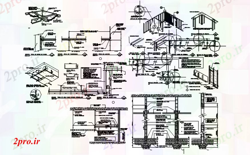 دانلود نقشه جزئیات ساخت و ساز   از گچ جزئیات هیئت مدیره (کد87459)