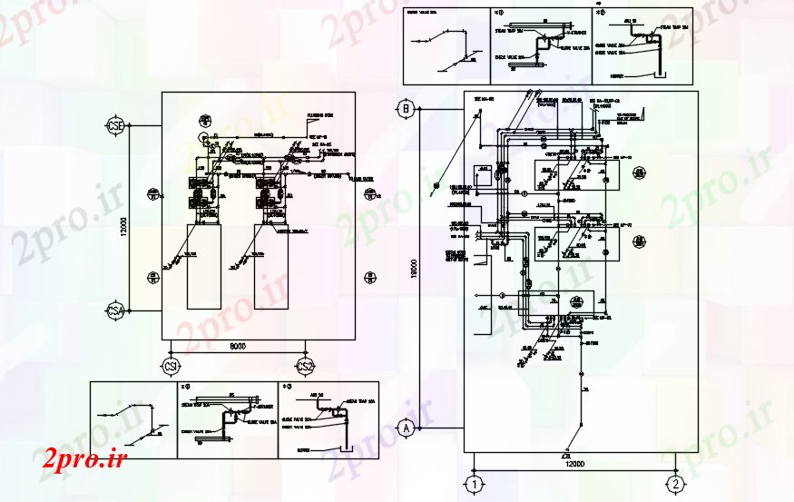 دانلود نقشه جزئیات ساخت و ساز جزئیات ساخت و ساز AC (کد87651)