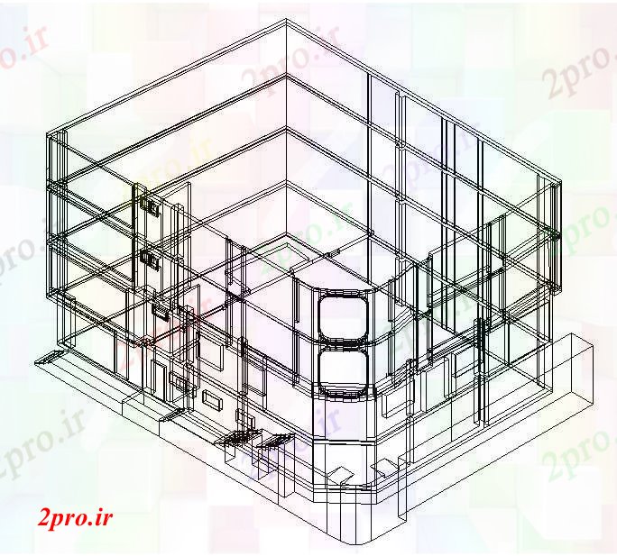 دانلود نقشه دانشگاه ، آموزشکده ، موسسه -   ساختمان موسسه (کد87792)