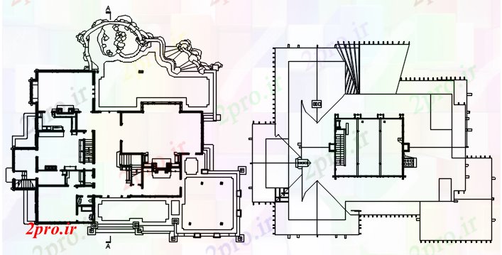 دانلود نقشه خانه های کوچک ، نگهبانی ، سازمانی - لوکس طرحی ویلایی (کد87879)