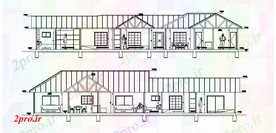 دانلود نقشه مسکونی  ، ویلایی ، آپارتمان  تنها کف خانه طراحی (کد87947)