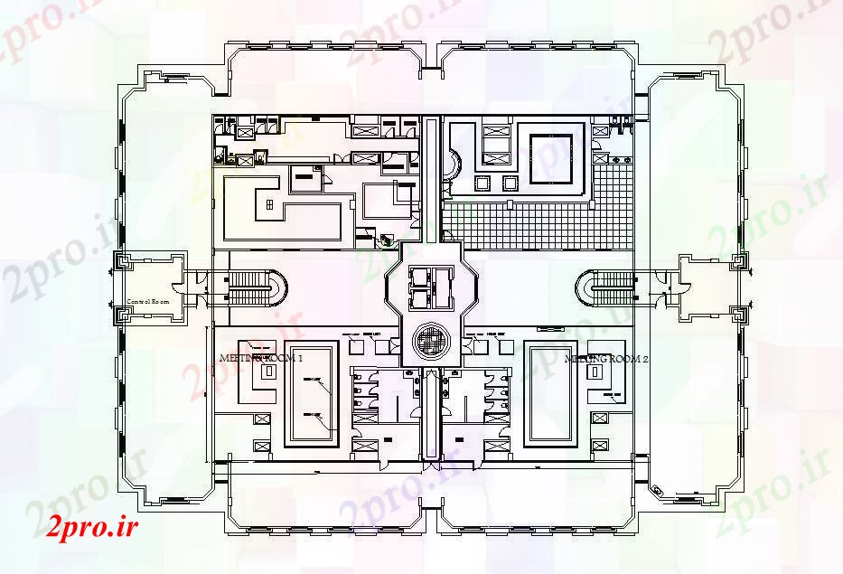 دانلود نقشه طراحی سقف کاذب طرحی سقف یک خانه مسکونی (کد88024)