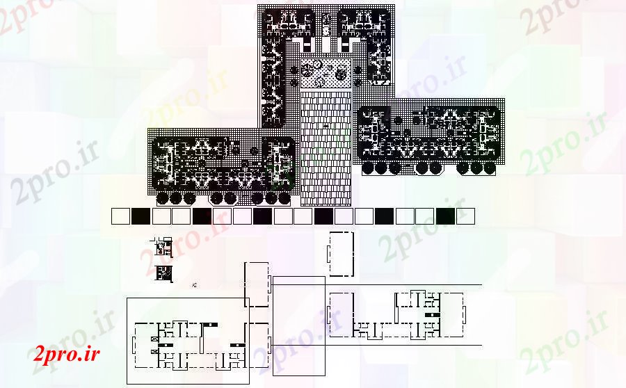 دانلود نقشه مسکونی  ، ویلایی ، آپارتمان  طراحی آپارتمان   با جزئیات مبلمان (کد88043)