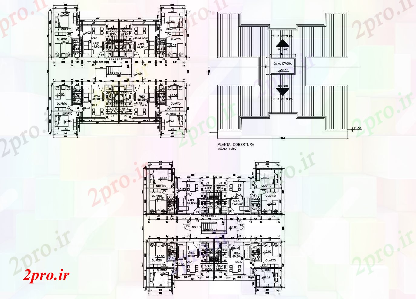 دانلود نقشه مسکونی  ، ویلایی ، آپارتمان  آپارتمان طراحی با جزئیات مبلمان (کد88068)