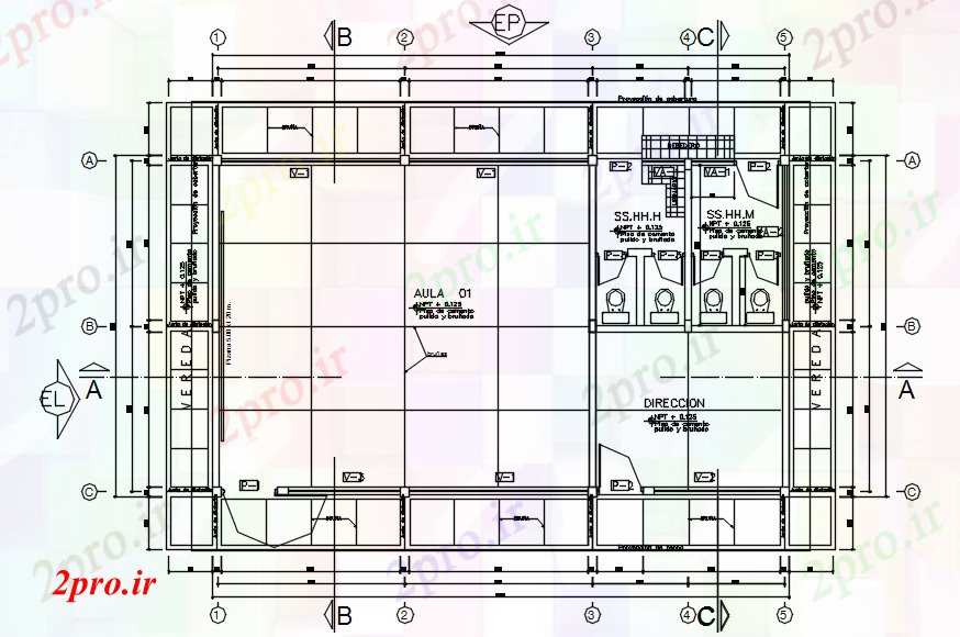 دانلود نقشه مسکونی  ، ویلایی ، آپارتمان  طرحی سایت از ویلا (کد88102)