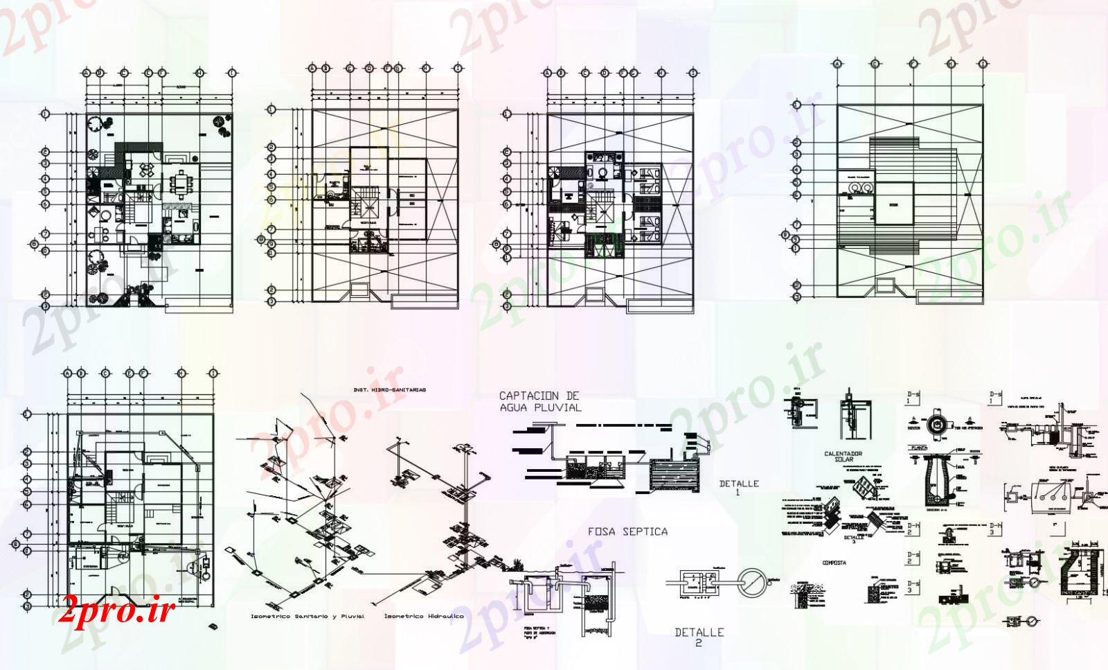 دانلود نقشه مسکونی  ، ویلایی ، آپارتمان  طرحی معماری از خانه با مبلمان  (کد88192)