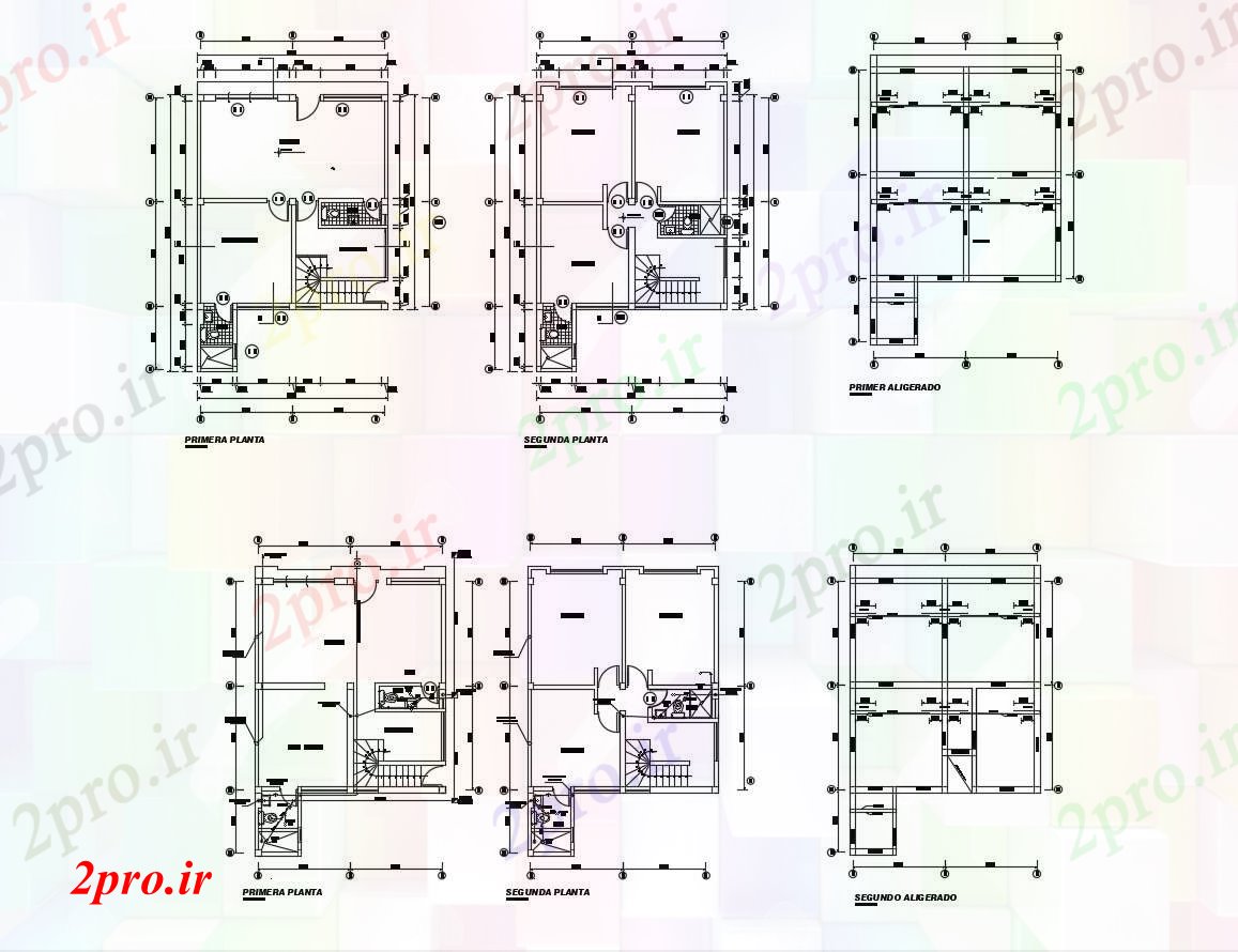 دانلود نقشه مسکونی  ، ویلایی ، آپارتمان    از خانه های مسکونی (کد88212)