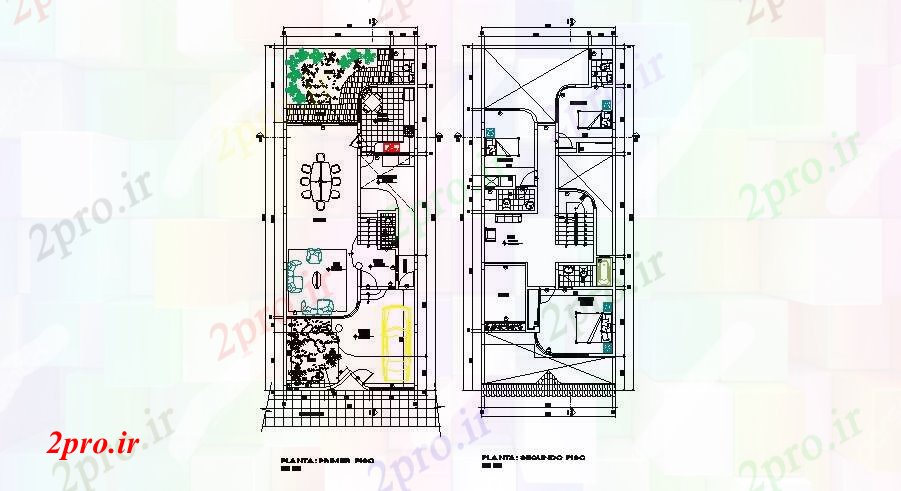 دانلود نقشه مسکونی  ، ویلایی ، آپارتمان  خانه مسکونی با ابعاد جزئیات  (کد88475)