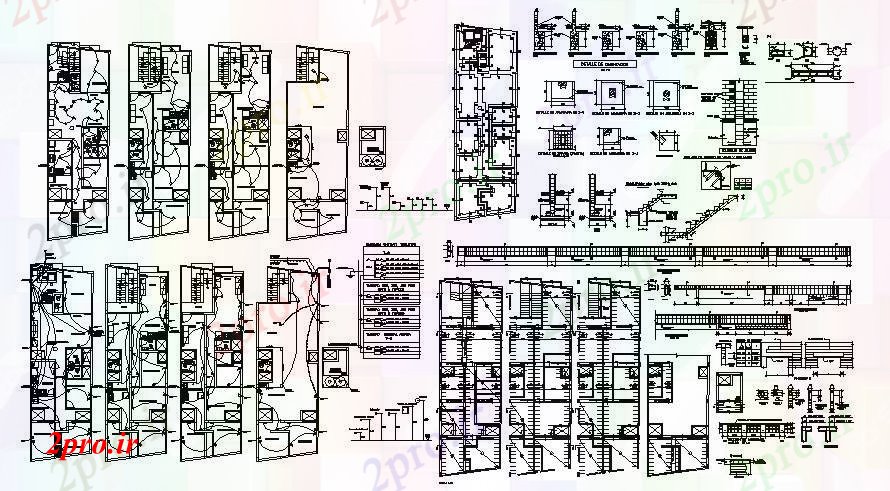 دانلود نقشه مسکونی  ، ویلایی ، آپارتمان  طرحی برق نشیمن (کد88546)