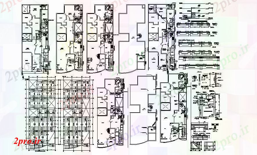 دانلود نقشه مسکونی  ، ویلایی ، آپارتمان  سقف کاذب (کد88549)