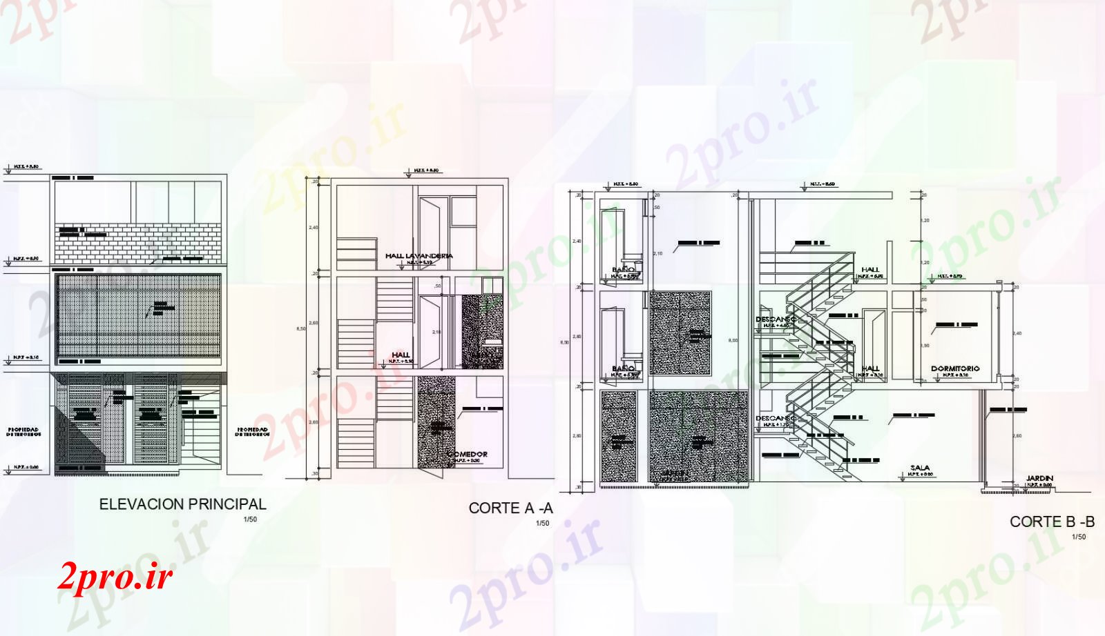 دانلود نقشه مسکونی  ، ویلایی ، آپارتمان  خانه طراحی نمای (کد88571)