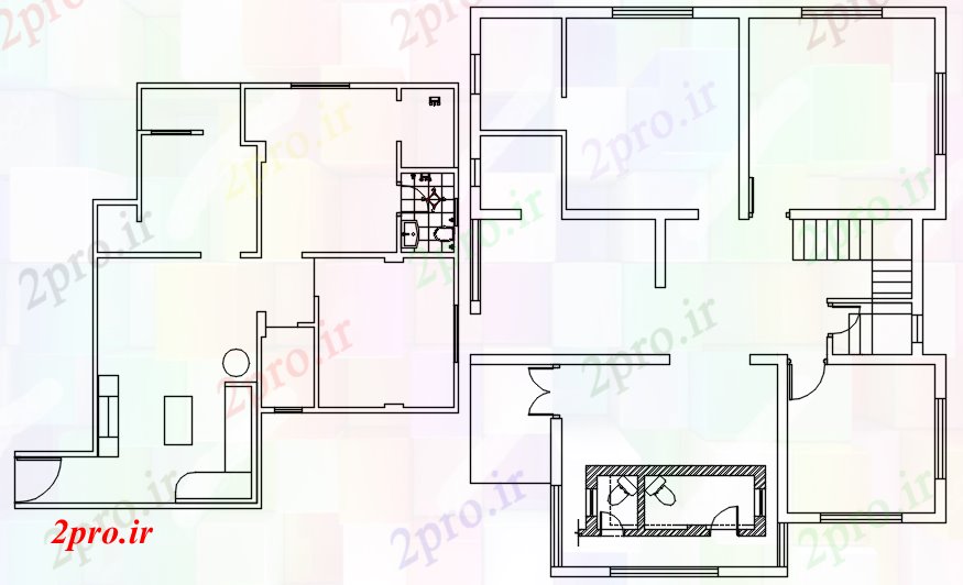 دانلود نقشه مسکونی  ، ویلایی ، آپارتمان  مجتمع های مسکونی طرح (کد88590)