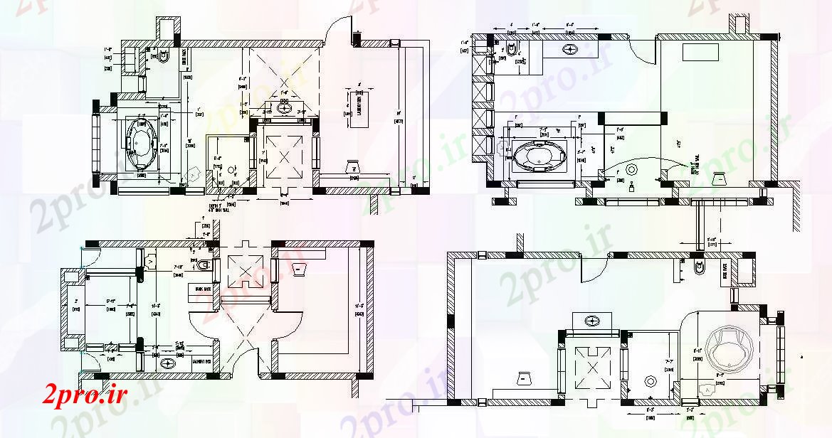 دانلود نقشه خانه های کوچک ، نگهبانی ، سازمانی - طرحی مسکونی ویلایی (کد88734)