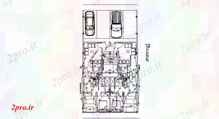 دانلود نقشه مسکونی  ، ویلایی ، آپارتمان  طرحی اصلی طرحی برق (کد89000)