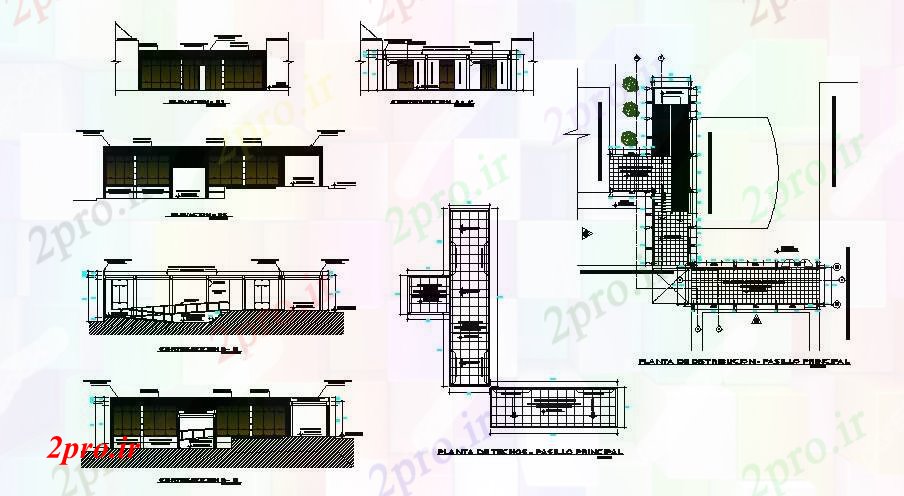 دانلود نقشه هتل - رستوران - اقامتگاه ساختمان معماری طراحی 16 در 21 متر (کد89023)