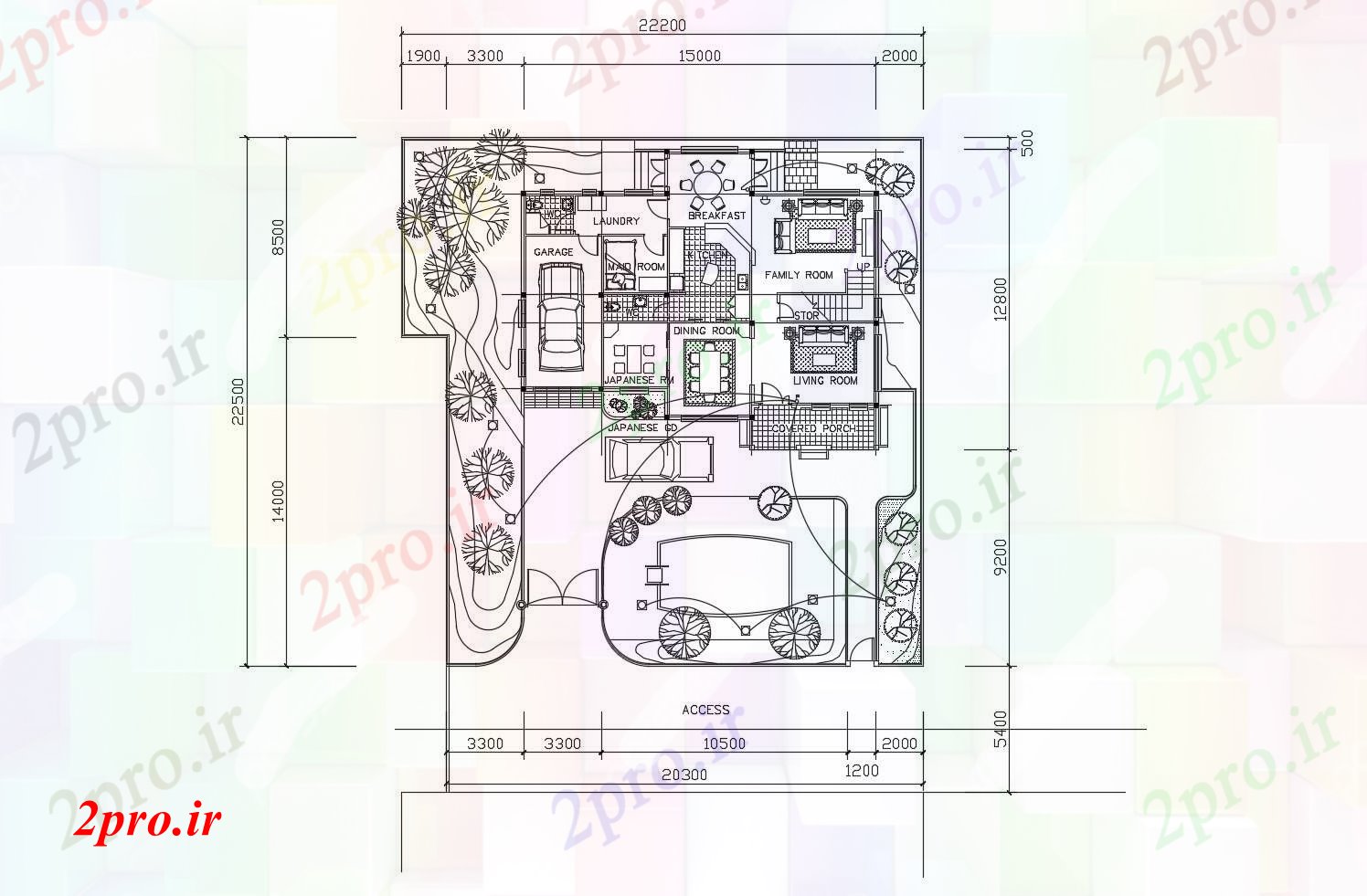 دانلود نقشه مسکونی  ، ویلایی ، آپارتمان  طرحی بندی طرحی خانه کوچک (کد89089)