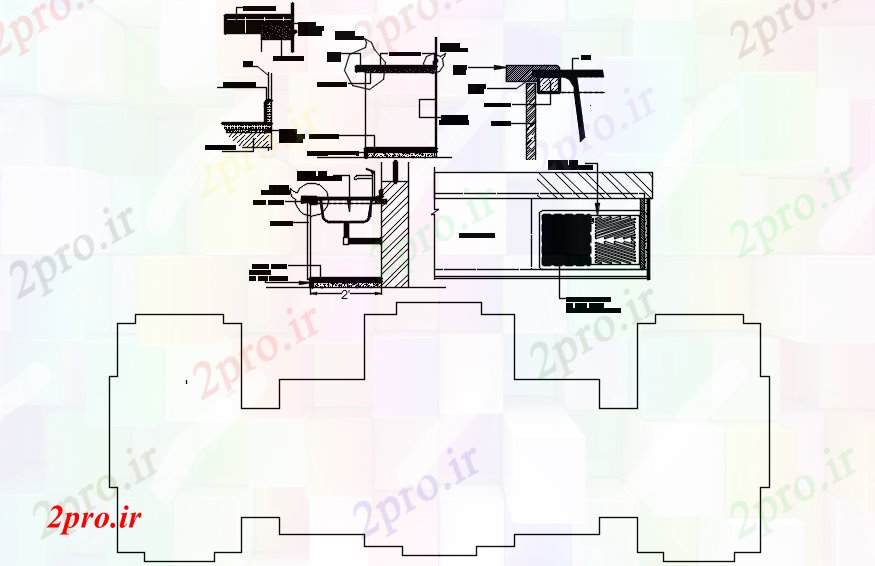 دانلود نقشه ساختمان اداری - تجاری - صنعتی طرحی ساختمان (کد89145)