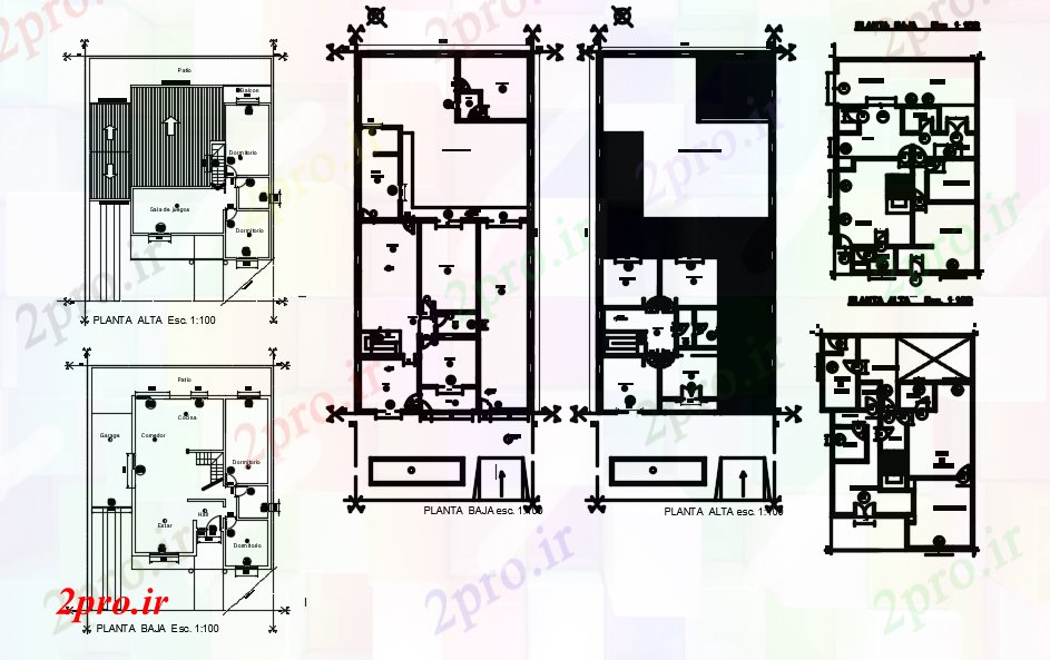 دانلود نقشه مسکونی  ، ویلایی ، آپارتمان  معماری خانه طرحی  (کد89248)