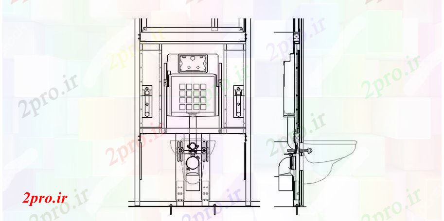 دانلود نقشه تجهیزات بهداشتی طراحی سینک (کد89388)