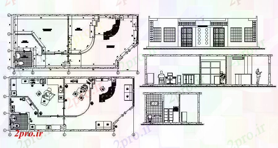 دانلود نقشه بیمارستان -  درمانگاه -  کلینیک کلینیک  طراحی (کد89416)