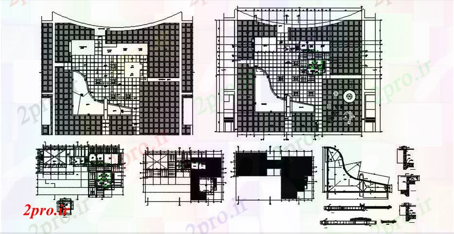 دانلود نقشه مسکونی  ، ویلایی ، آپارتمان  طرحی خانه طراحی با diemension جزئیات (کد89460)