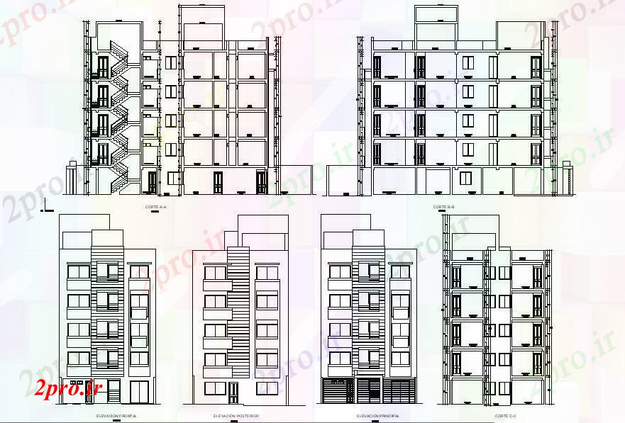 دانلود نقشه مسکونی  ، ویلایی ، آپارتمان  برنامه های طراحی آپارتمان   مسکونی (کد89553)