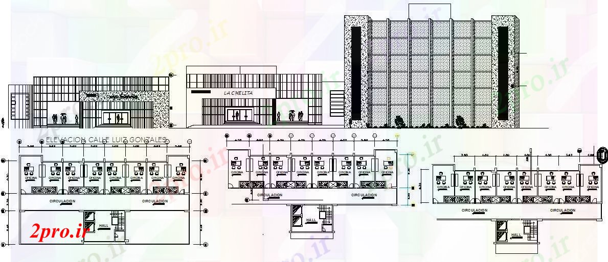 دانلود نقشه هایپر مارکت - مرکز خرید - فروشگاه بازار خرید طراحی و طرحی بندی طراحی 17 در 32 متر (کد89621)