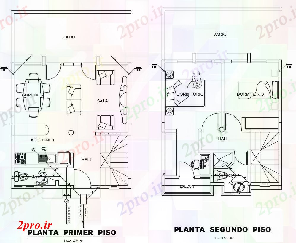 دانلود نقشه مسکونی  ، ویلایی ، آپارتمان   خانه مبله (کد89873)