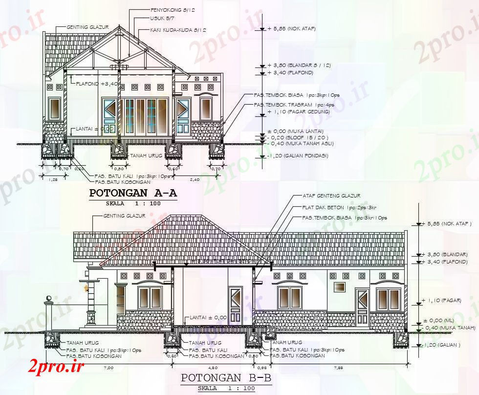 دانلود نقشه خانه های کوچک ، نگهبانی ، سازمانی - برنامه های خانه ویلا مدرن با ابعاد جزئیات  (کد89947)