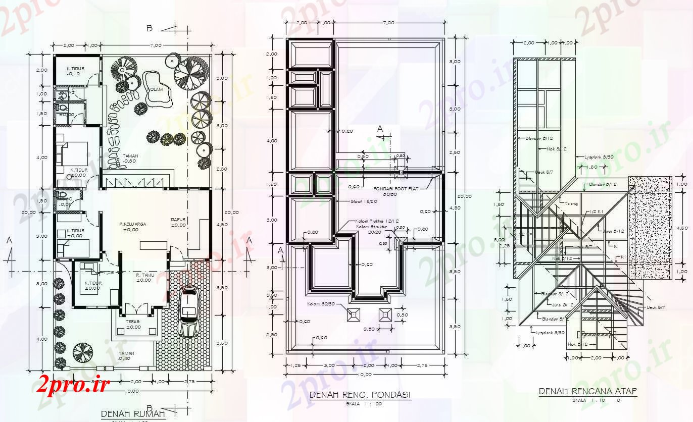 دانلود نقشه خانه های کوچک ، نگهبانی ، سازمانی - ویلایی برنامه با ابعاد جزئیات (کد89954)