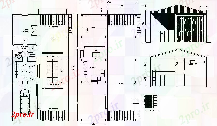 دانلود نقشه مسکونی  ، ویلایی ، آپارتمان  طرحی انبار (کد90076)