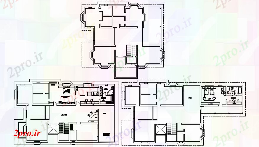 دانلود نقشه مسکونی  ، ویلایی ، آپارتمان  خانه طراحی (کد90089)