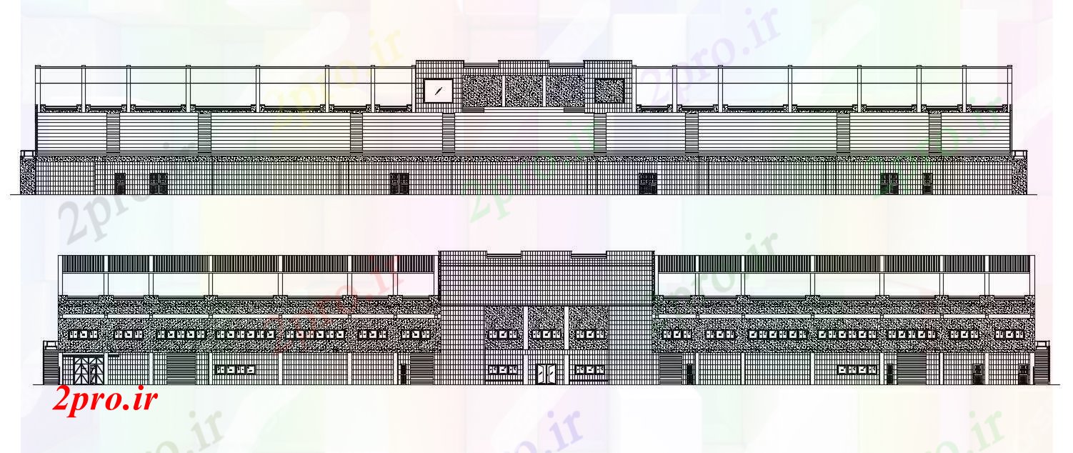 دانلود نقشه ورزشگاه ، سالن ورزش ، باشگاه طراحی جزئیات ورزش ساخت و ساز نما  اتوکد (کد90136)