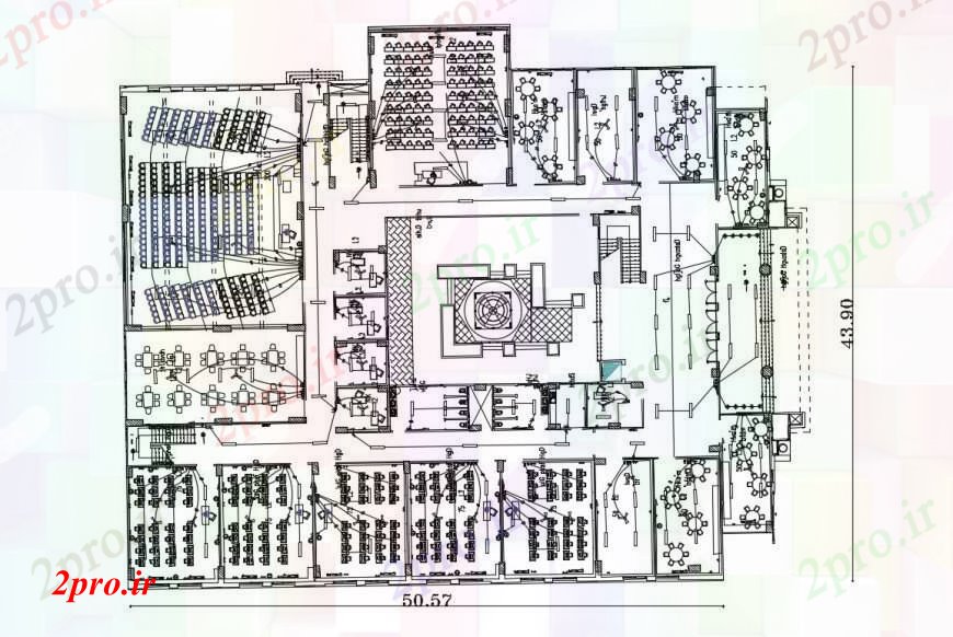 دانلود نقشه طراحی داخلی طراحی جزئیات نصب و راه اندازی برق در دانشگاه ، آموزشکده ساخت (کد90246)