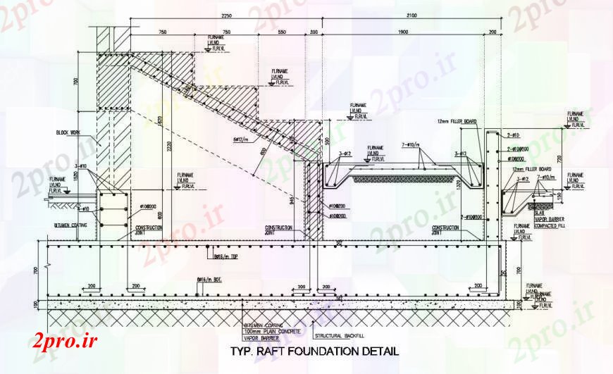 دانلود نقشه جزئیات پله و راه پله    جزئیات سازه قایق راه پله  پایه  (کد90312)