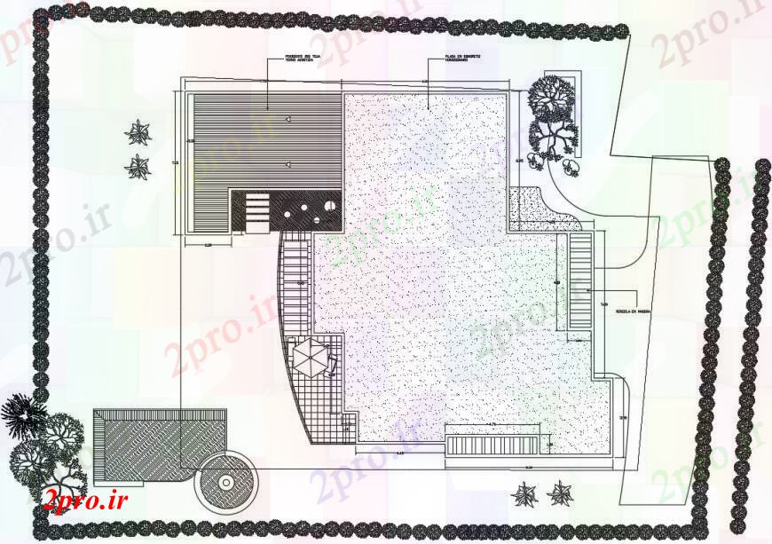 دانلود نقشه مسکونی  ، ویلایی ، آپارتمان  مرکب دیوار و از دامن از یک طرحی خانه (کد90402)