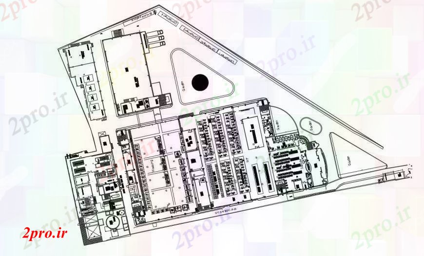 دانلود نقشه کارخانه صنعتی ، کارگاه طرحی کارخانه طرحی ساختمان 10 در 16 متر (کد90503)