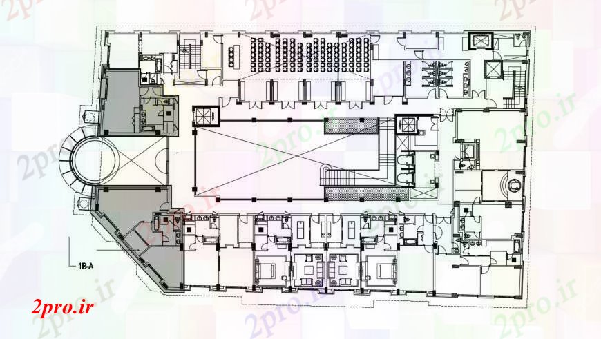 دانلود نقشه مسکونی  ، ویلایی ، آپارتمان  طرحی  آپارتمان   مسکن   اتوکد (کد90594)