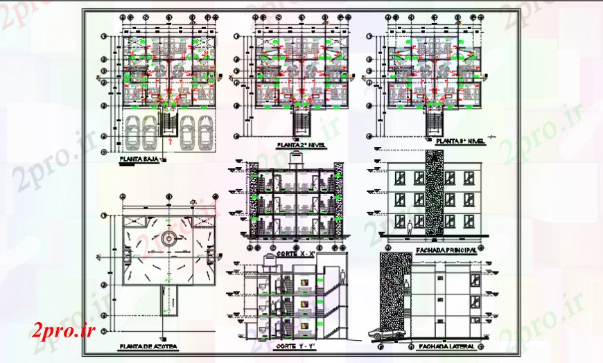 دانلود نقشه برق مسکونی طراحی نصب و راه اندازی برق از خانه دوبلکس طراحی 8 در 11 متر (کد90633)