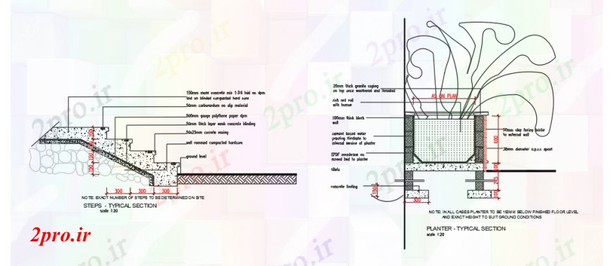 دانلود نقشه مسکونی  ، ویلایی ، آپارتمان  زمینی و جزئیات ورودی خانه طراحی (کد90674)