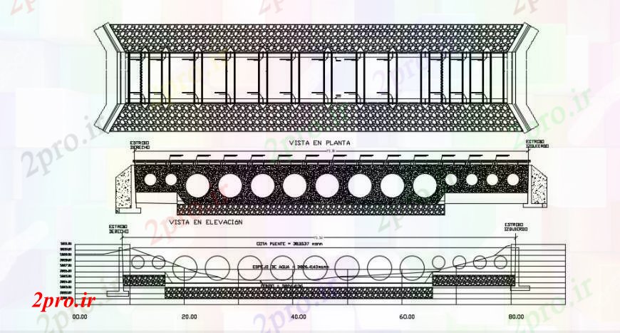 دانلود نقشه جزئیات ساخت پل  د طراحی از انواع پل می پوشد   خودرو (کد90997)