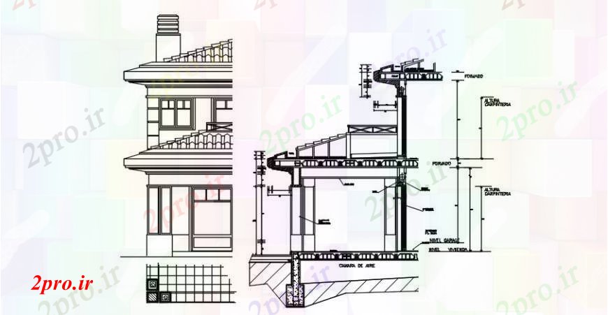 دانلود نقشه مسکونی  ، ویلایی ، آپارتمان  دو سطح خانه بخش سازنده خودکار  (کد91059)