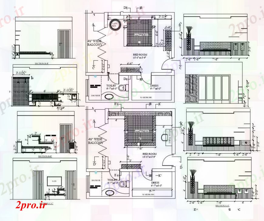 دانلود نقشه مسکونی  ، ویلایی ، آپارتمان   د طراحی اقامت بخش طرحی   خودرو (کد91136)