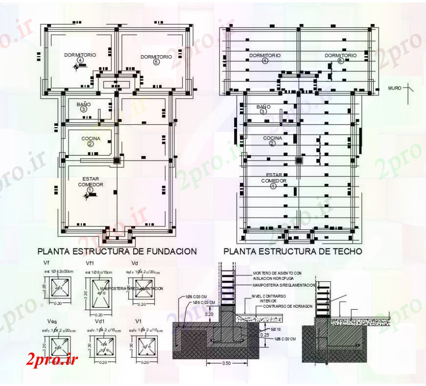 دانلود نقشه مسکونی ، ویلایی ، آپارتمان د رسم میدان مسکن خودرو 16 در 24 متر (کد91143)