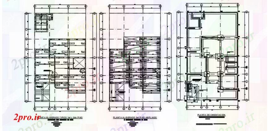 دانلود نقشه طراحی جزئیات ساختار طرحی بنیاد و دو طبقه را پوشش طراحی جزئیات از خانه (کد91299)