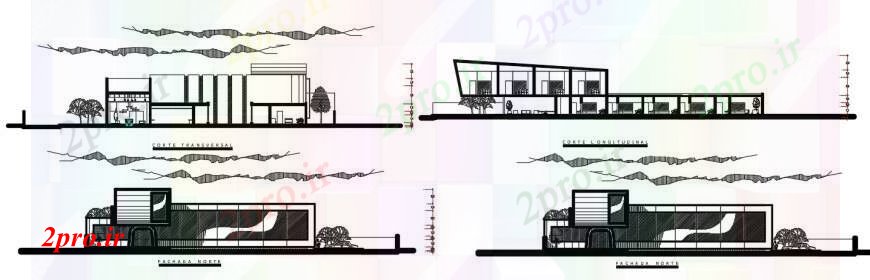 دانلود نقشه بیمارستان - درمانگاه - کلینیک د رسم پلیک نما جراحی خودرو 37 در 52 متر (کد91425)